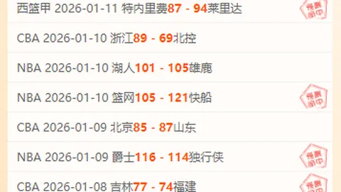 CBA精华：浙江VS北控 比赛总分分析